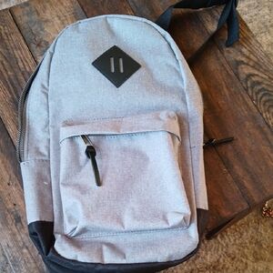 Gray and Black Men's Backpack